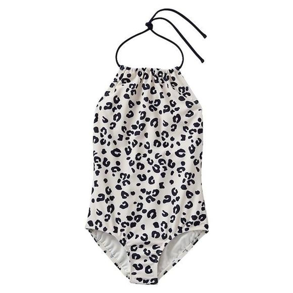 GAP Other - Gap Kids Cheetah Pattern Halter One Piece Suit LP